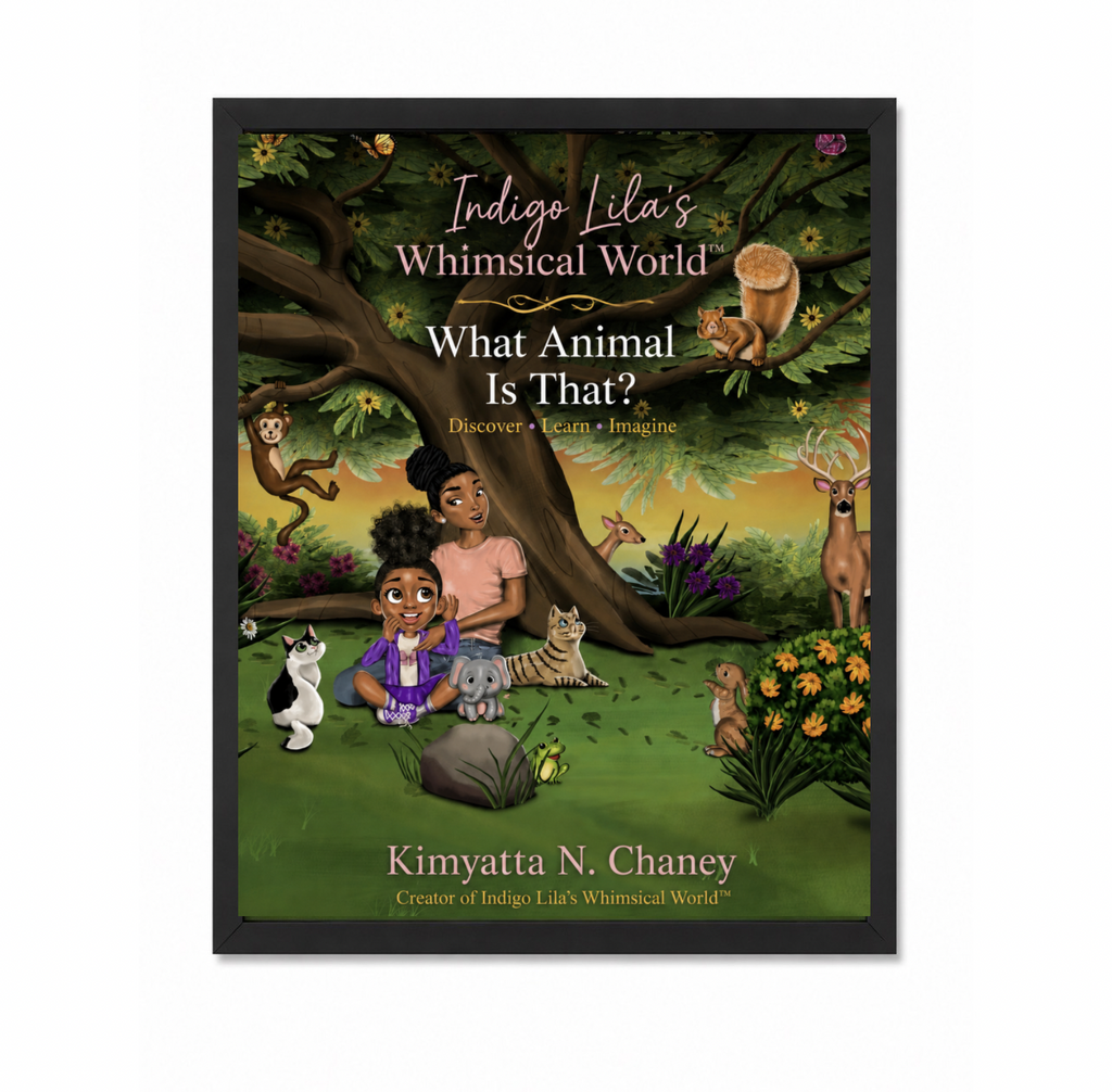 Official Indigo Lila™ What Animal Is That? Nature Discovery Framed Poster